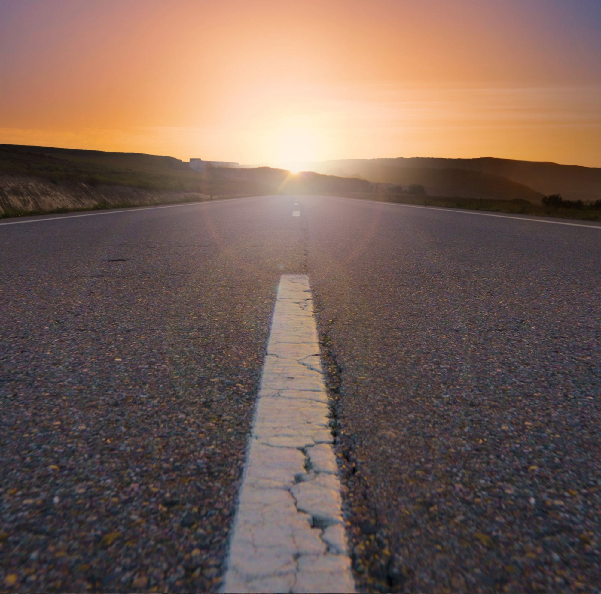 Road with a horizon  